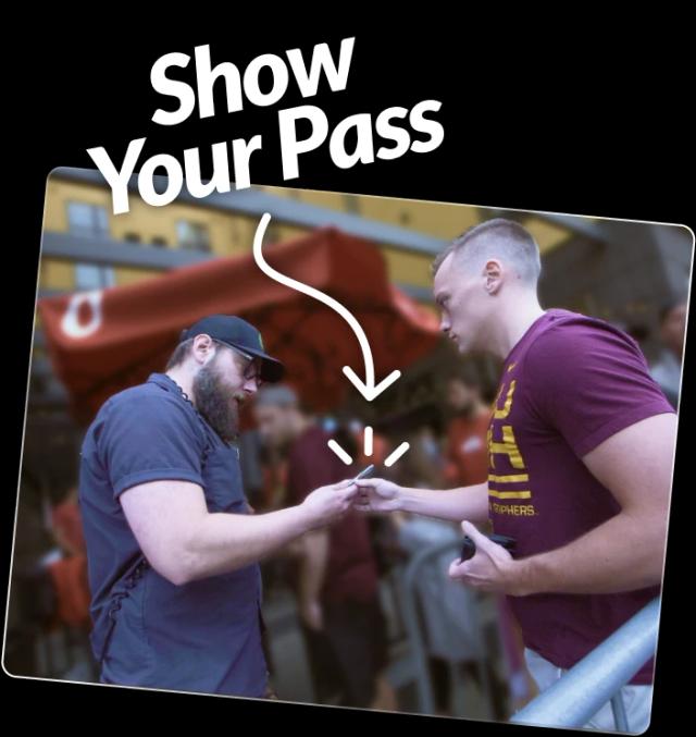 Show your pass image.